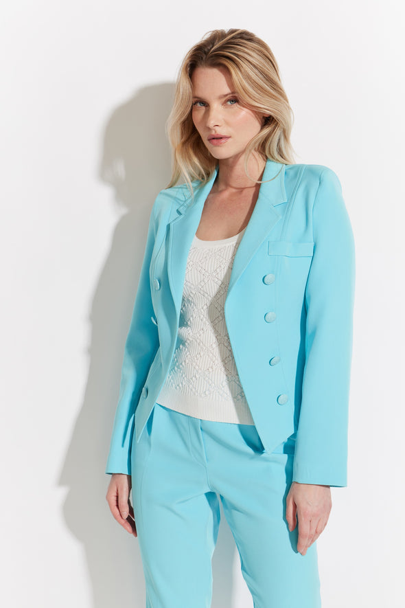 Cropped Suit Jacket